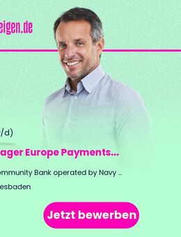 Manager Europe Payments (m/f/d) - Wiesbaden