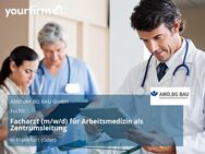 Facharzt (m/w/d) für Arbeitsmedizin als Zentrumsleitung - Frankfurt (Oder)