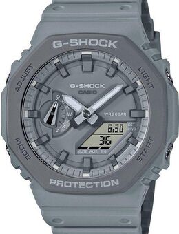 CASIO G-SHOCK Chronograph GA-2110ET-8AER, Quarzuhr, Armbanduhr,Herrenuhr,digital, bis 20bar wasserd.Resinarmband