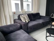 Schwarze Couch sehr bequem - Rosbach (Höhe)