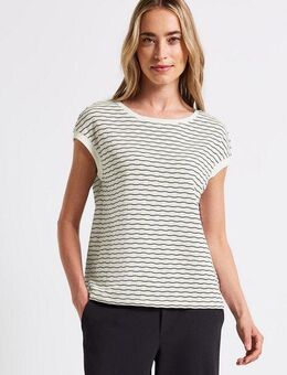 STREET ONE Shirttop mit Streifen Muster