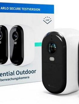 ARLO Überwachungskamera Essential Outdoor Camera 2er Pack (Außenbereich, Packung)