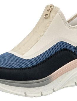 Rieker Schlupfboots, Keilabsatz, Freizeitschuh, High Top-Sneaker, Reißverschluss