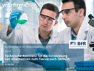 Technische Assistenz für die Entwicklung von Alternativen zum Tierversuch (w/m/d) - Berlin