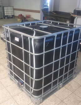 IBC-Container 1000l Schwarz Industriell gereinigt top von Schütz - Ranstadt