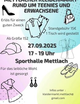 Mettlacher Kleidermarkt rund um Teenies und Erwachsene - Mettlach