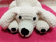 "Paul"❤️ Hund liegend gehäkelt Amigurumi Kuscheltier Plüschtier Hundespielzeug - Kerken