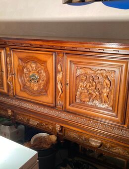 Sideboard Eiche massiv handgeschnitzt - Konz