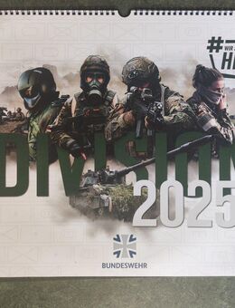Bundeswehr Kalender 2025 „Division 2025“ Neu unbenutzt & sexy - München