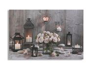 Art for the home LED-Bild Cosy Kerzen LED 60x90cm, (1 St)