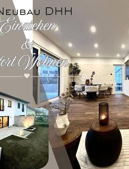 * Viel Wohnqualität - * Null Baustelle : Bezugsfertige & hochwertige Neubau DHH zum Erstbezug - Zeitlarn