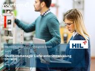 Qualitätsmanager Lieferantenentwicklung (m/w/d) - Bonn