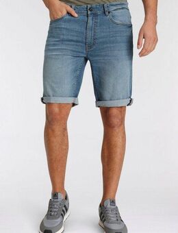 H.I.S Jeansshorts DEYO gerader Schnitt, Used-Waschung, niedrige Leibhöhe