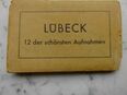 Lübeck Leporello 12 Fotos Ludwig Meyer Verlag 30er Jahre? Vintage 8,- in 24944