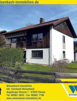 Mehrgenerationenhaus zur Miete in ruhiger, sonniger Lage von Füssen - Füssen