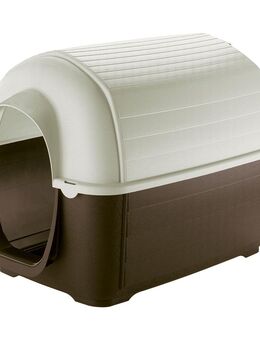 Ferplast Hundehütte Kenny - Größe 07: B 80 x T 111,6 x H 80 cm