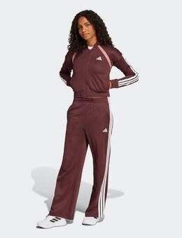 adidas Sportswear Trainingsanzug W TEAMSPORT TS (2-tlg), Jacke schmal geschnitten, Hose regulär geschnitten, hoher Bund