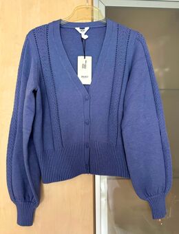 Damen Strickjacke Object lila Gr L Neu mit Etikett NP€ 49,99 - Dingolfing