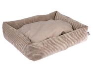 TIAKI Hundebett Cord Lincoln - L 77 x B 66 x H 15 cm