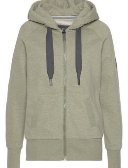 Elbsand Kapuzensweatjacke Kelina mit Logostickerei auf der Kapuze, bequeme Freizeitjacke mit Taschen