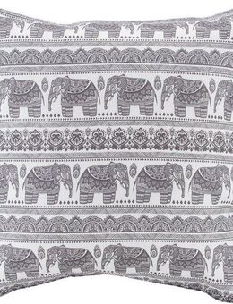 H.O.C.K. Dekokissen Ethno Elefant, Outdoor geeignet, Kissenhülle mit Füllung, 1 Stück