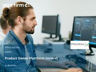 Product Owner Plattform (m/w/d) - Bremen