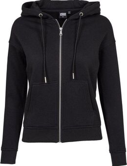 URBAN CLASSICS Sweatjacke Urban Classics Damen Ladies Classic Zip Hoody (1-tlg)
