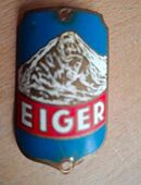 Eiger Fahrrad Steuerkopf CH Schild Emblem in 8604