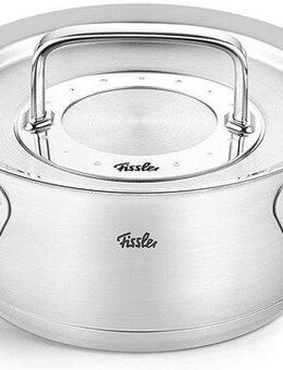 Fissler Bratentopf ORIGINAL-PROFI COLLECTION® Bratentopf, Edelstahl 18/10 (2-tlg), mit breitem Schüttrand, Kaltmetallgriffen. Made in Germany