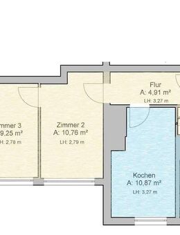 Schöne 4-Zimmer-Wohnung im Gewerbegebiet Bavenstedt - Hildesheim