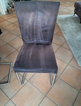 6 Esstischstühle /Microfaser / Vintage - Hattingen