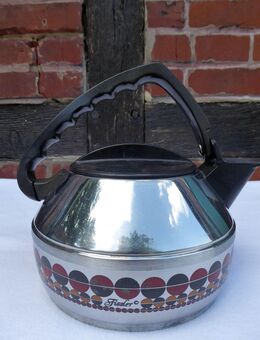 Fissler exact – Seltener, alter Wasserkessel, Edelstahl, 70er Jahre - Gütersloh