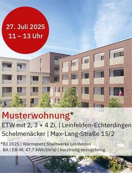 3-Zimmer-Wohnung in Leinfelden-Echterdingen »Schelmenäcker Haus 3, preisgedämpft« - Leinfelden-Echterdingen