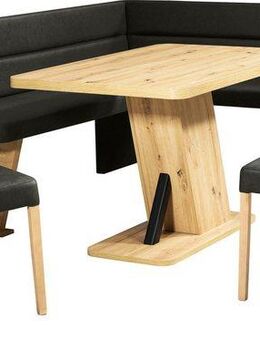 Home affaire Eckbankgruppe Laros Sitzgruppe, Eckbank, Stühle, Tisch, (Set, 4tlg Set), perfekt für Küche, Esszimmer, Wohnzimmer, Bestseller