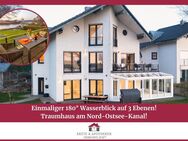 Einmaliger 180° Wasserblick auf 3 Ebenen! Traumhaus am Nord-Ostsee-Kanal! - Schacht-Audorf