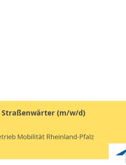 Ausbildung Straßenwärter (m/w/d) - Koblenz