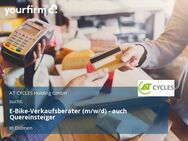 E-Bike-Verkaufsberater (m/w/d) - auch Quereinsteiger - Dülmen