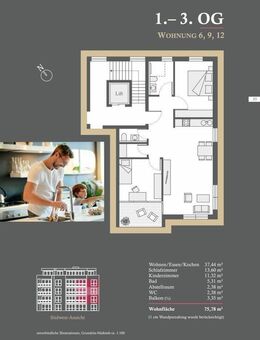 Top Wohnung zum Erstbezug mit Balkon (6,9,12) - Furtwangen (Schwarzwald)