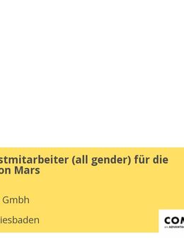 Außendienstmitarbeiter (all gender) für die Produkte von Mars - Mainz