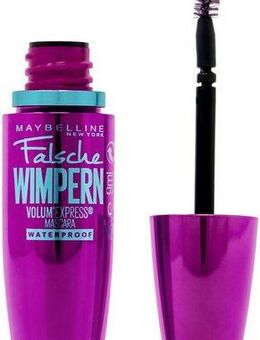 MAYBELLINE NEW YORK Mascara Volum‘ Express Falsche Wimpern Waterproof, mit patentierter Löffelbürste