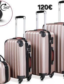 Reisekoffer 4er set pink Verpackt - Witten