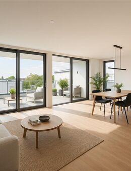 Mit KfW-Förderung zum Eigentum - Neubau 4-Zimmer-Penthousewohnung mit Dachterrasse in Witzenhausen - Witzenhausen