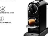 NESPRESSO Kapselmaschine CITIZ EN 167.B von DeLonghi, Black, inkl. Willkommenspaket mit 7 Kapseln