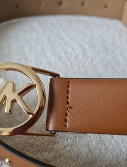 NEU mit ETIKETT * Edel * Gold- Nieten * Echt Leder * Damen * Gürtel "MICHAEL KORS" MK * cognac- hell- braun * - Riedlingen