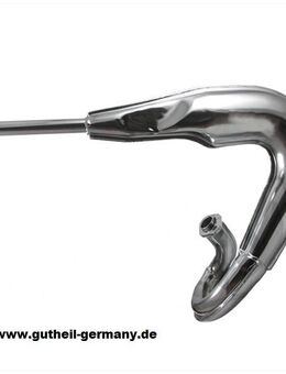Auspuff Krümmer Honda MT50 chrom schwarz exhaust 50er - Eschershausen
