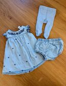 Mädchen Set Kleid und Strumpfhose gr. 56 in 32609