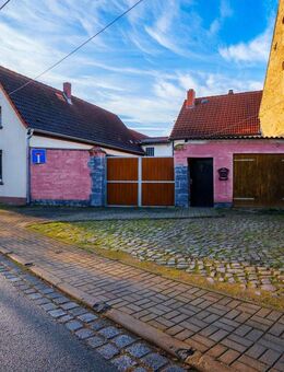 Leben am Feldrand - Wohnebene, viel Nebengelass, Garage und Garten - Aschersleben