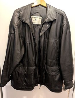 Bieter hier eine Lederjacke in Schwarz Größe 27 guter Zustand - Bad Ditzenbach
