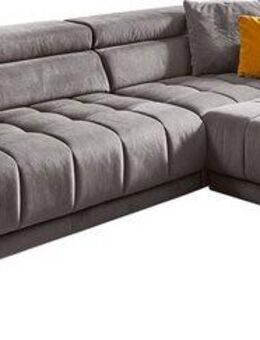 Die PlanBar Ecksofa MP-IN15053 L-Form breiter Schenkel, wahlweise mit Kopfteilverstellung und manueller Vorziehbank