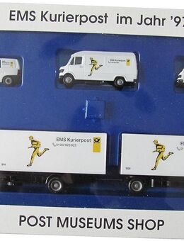Post Museum Shop - Edition 1997 - EMS Kurierpost - Set mit 4 Fahrzeugen - von Herpa - Doberschütz